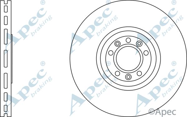 APEC BRAKING Jarrulevy DSK2882